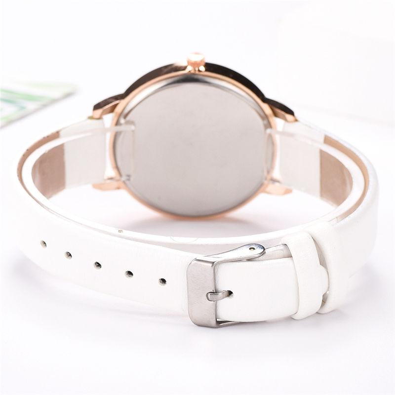 Elegant Simple Butterfly Design Dial Design Ladies Watches Women Fashion Luxury Dress Watch Casual Woman Quartz Leather Clock