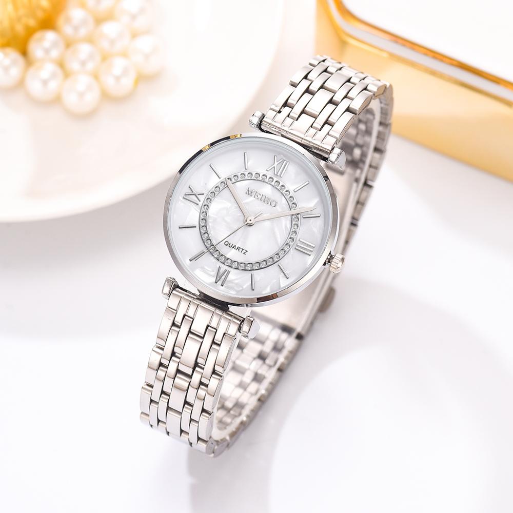 Luxury Crystal Women Bracelet Watches Top Brand Fashion Diamond Ladies Quartz Watch Steel Female Wristwatch Montre Femme Relogio