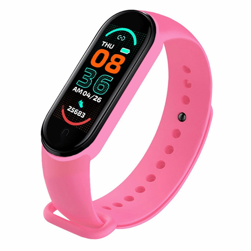 M6 Smart Bracelet Women Men Kids Heart Rate Blood Pressure Monitor Waterproof Sports Band Fitness Tracker Smartwatches
